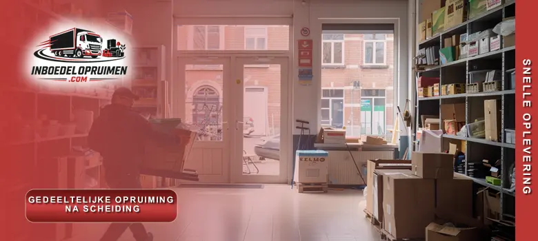 gedeeltelijke opruiming na scheiding